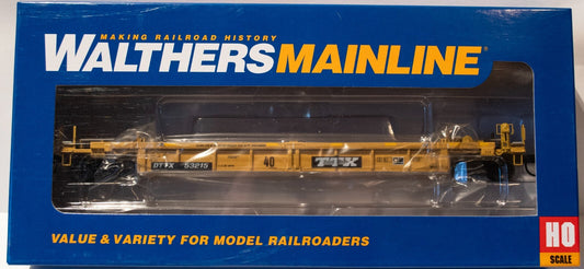 Walthers HO #910-8423 Thrall Rebuilt 40' Well Car - Ready to Run -- TTX DTTX #53