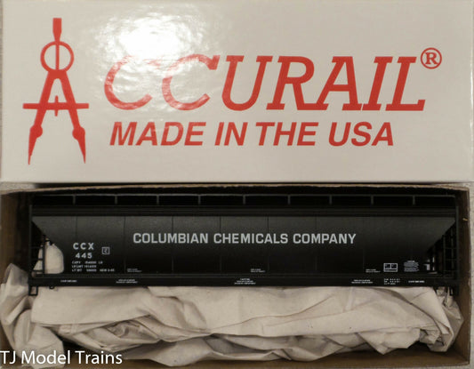 Accurail HO #8116.3 ACF 47' 3-Bay Hopper Colubian Chemicals Co.