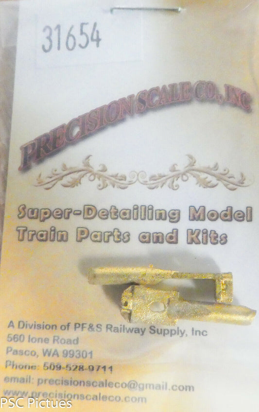 Precision Scale HO #31654 Coupler Pockets, D&RGW K-27 Tender (Brass)