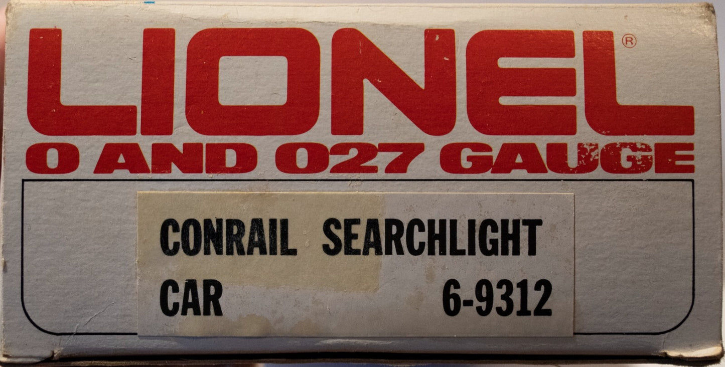 Lionel O Scale  #6-9312 Conrail Searchlight Car.