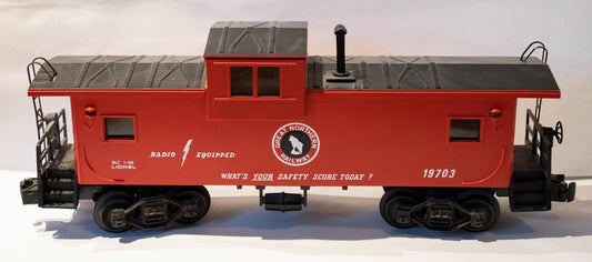 Lionel O Scale (Used) #6-19703 Great Northern Extended Vision Caboose