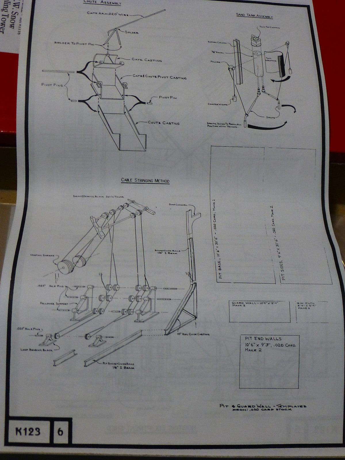 Scale Structures Ltd. #1116 T.W. Snow Coaling Tower (kit Form)