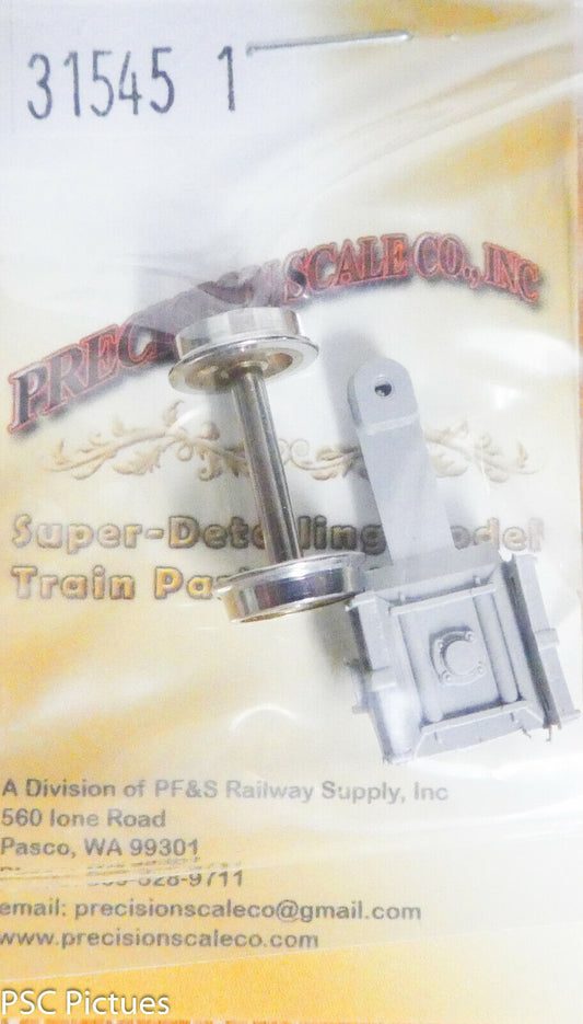 Precision Scale HO #31545.1 Truck, Lead, w/ 33" Spoked Wheel  (Plastic) See Pics