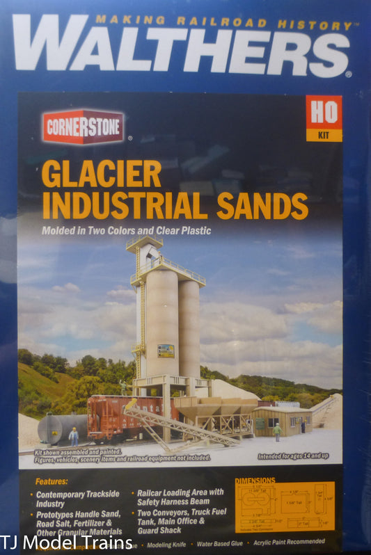 Walthers HO #933-4035 Glacier Industrial Sands -- Kit (Plastic Parts)