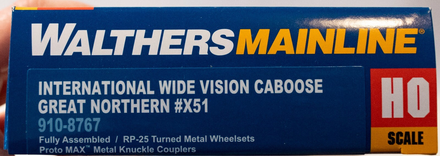 Walthers HO #910-8767 International Wide-Vision Caboose - Ready to Run -- Great