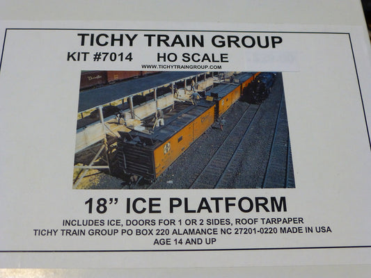 Tichy Train Group #7014 (HO Scale) Icing Platform/Dock -- Kit - 18" 45.7cm Long
