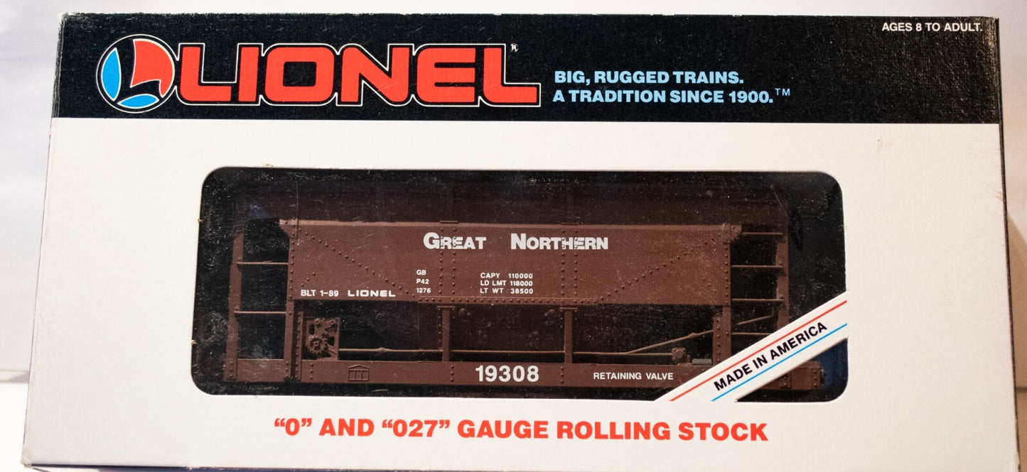 Lionel O Scale (Used) #19308 Great Northern GN Ore Car w/Ore Load