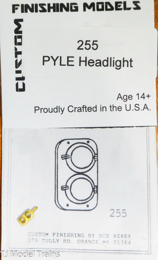 Custom Finishing Models HO #255 Dual Beam Headlights -- Pyle National, Standard