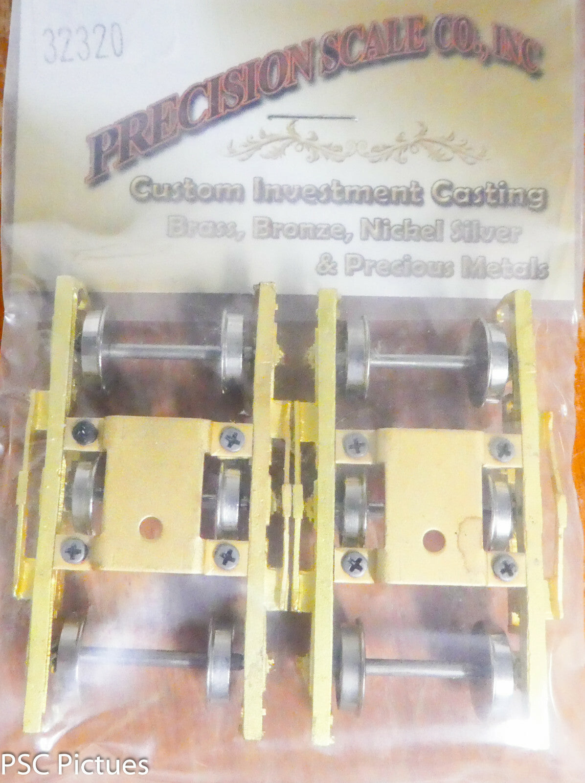 Precision Scale HO #32320 (Built) Trucks, 3D5P2 PRR Disign, 3 Axle Commonwealth