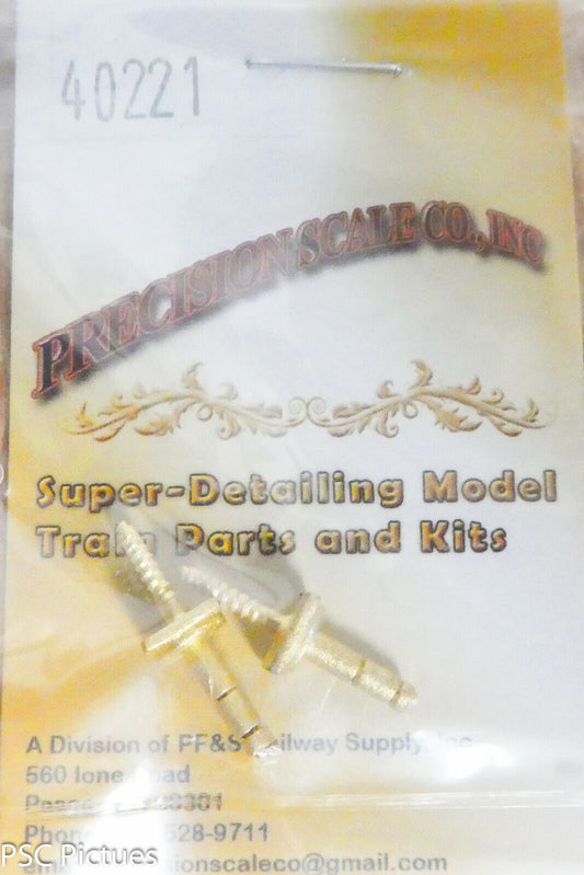 Precision Scale O #40221 King Pins, Cast Style (Brass Castings)
