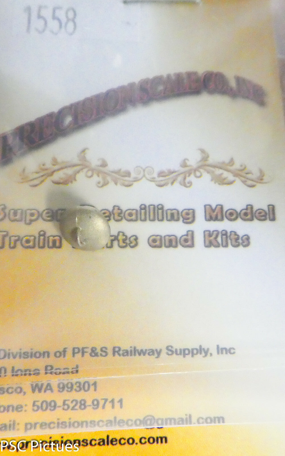Precision Scale O #1558 Sand Dome Lid, for: K-27 Type I (Brass Casting)