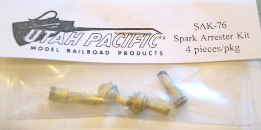 Utah Pacific #76 Hapco Spark Arrestors -- Stack & Base (2 in pkg) Brass Castings