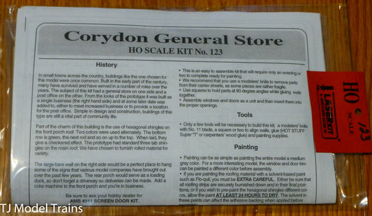 American Model Builders HO #123 Corydon General Store & Post Office