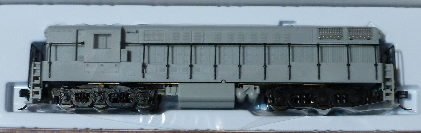 Atlas N #49500 Undecorated Diesel F-M H24-66 "Trainmaster" Phase 1A Powered