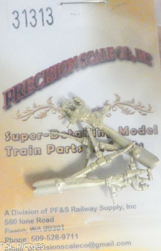 Precision Scale HO #31313 Injectors, Nathan Non-Lifting, (Brass Castings)