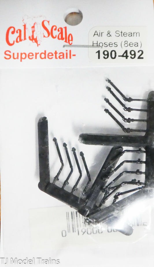 Cal-Scale HO #492 Air & Steam Hoses (8 Each) Plastic Parts