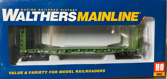 Walthers HO #910-5905 53' GSC Bulkhead Flatcar - Ready to Run -- BN
