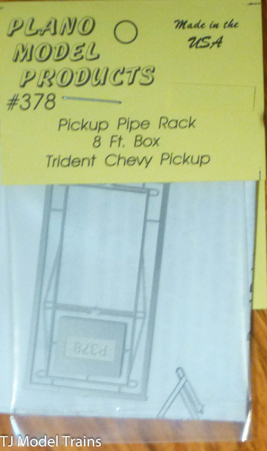 Plano #378 Pickup Pipe Rack, 8' Box Type -- Fits Trident Chevy (1:87 Scale)