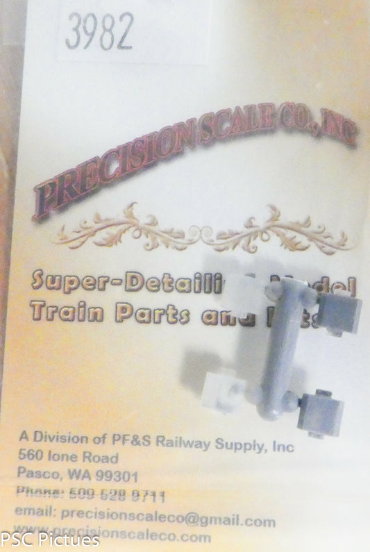 Precision Scale HO #3982 Vents, Roof, EMD Cab (Plastic Parts 4)