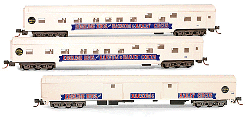 Micro-Trains Line N Scale #99300051  Ringling Bros. 3 car set