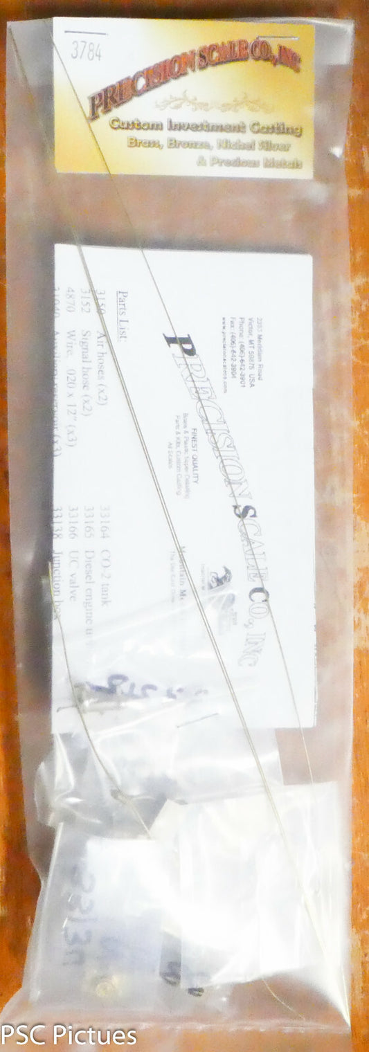 Precision Scale HO #3784 Modern Coarch-Type Frigidaire Air Conditioning (Brass)