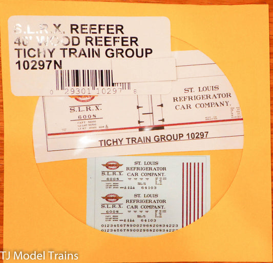 Tichy Train Group Decal #10297N S.L.R.X. 40' Wood Reefer (Decal)