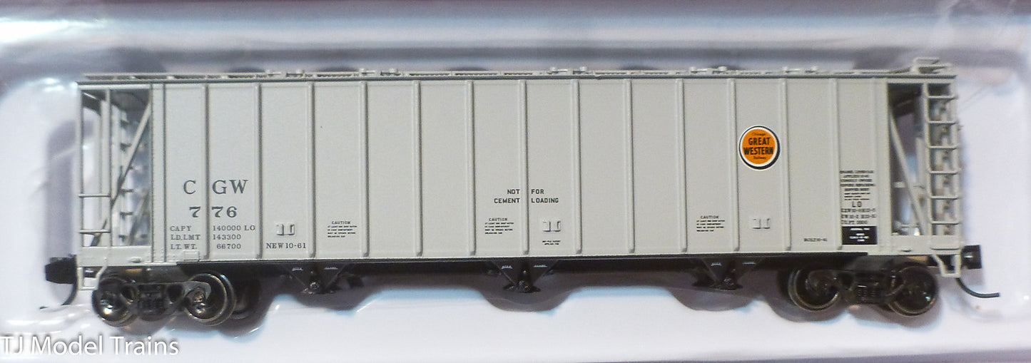 Atlas N #50002902 CGW General American 3500 Dry-Flo 3-Bay Covered Hopper - Rd776