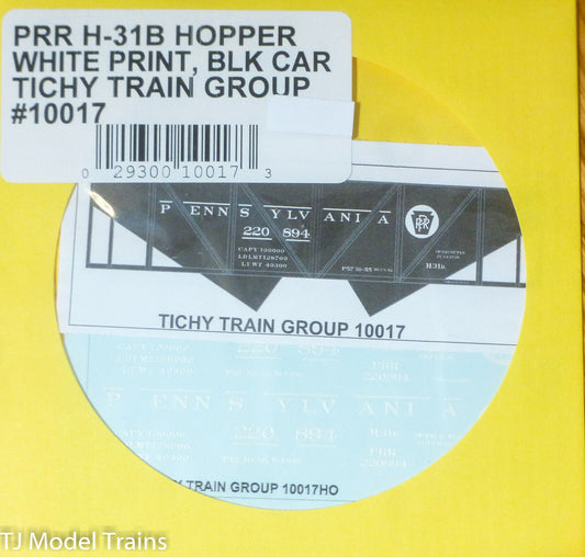 Tichy Train Group #10017 Decal for: Pennsylvania Railroad Class H-31B Covered Ho
