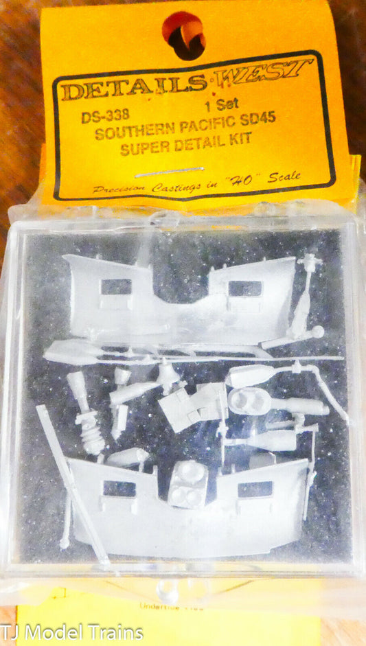 Details West HO #338 Southern Pacific SD45 Super Detail Kit (Light Cast Metal)