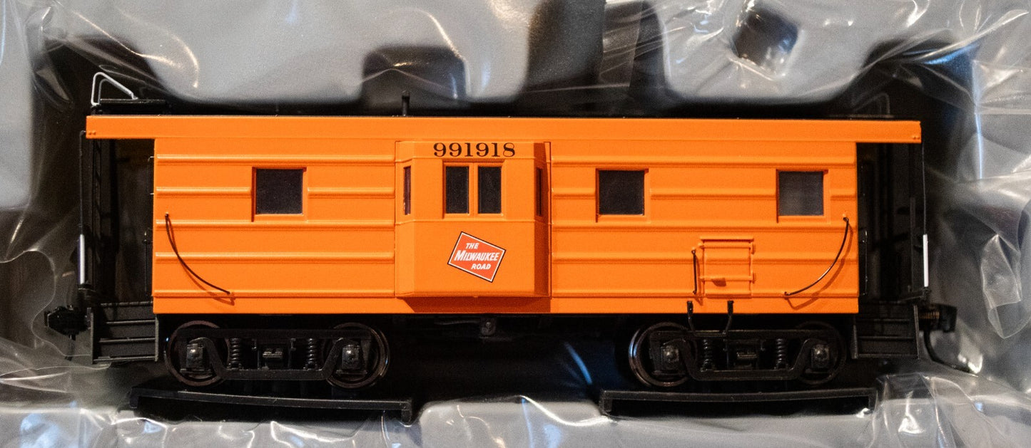 Walthers Proto HO #920-103653 Milwaukee Road Rib Sided Caboose -- Milwaukee Road