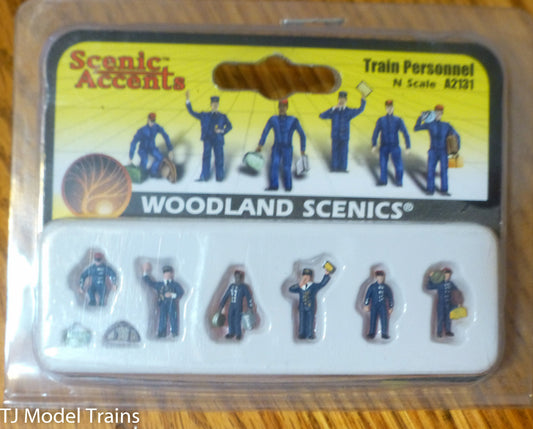 Woodland Scenics #2131 (N Scale) Scenic Accents - Figures -- Train Personnel