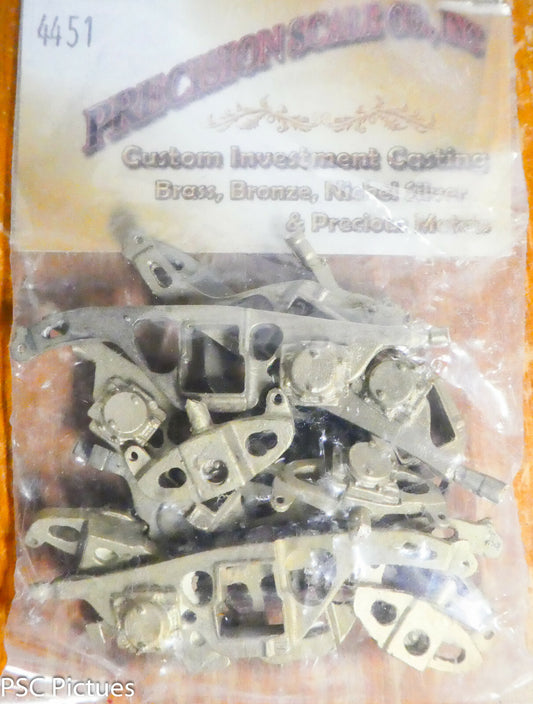 Precision Scale O #4451 Sideframes, Buckey Light Weight for: Tender Truck, Rolle