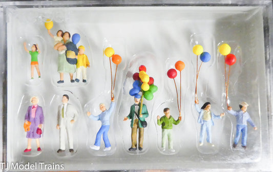 Preiser HO #24659 Selling Balloons (Hand Painted) 1:87th Scale