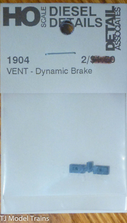 Detail Associates HO #1904 Air Vent -Dyn Brake