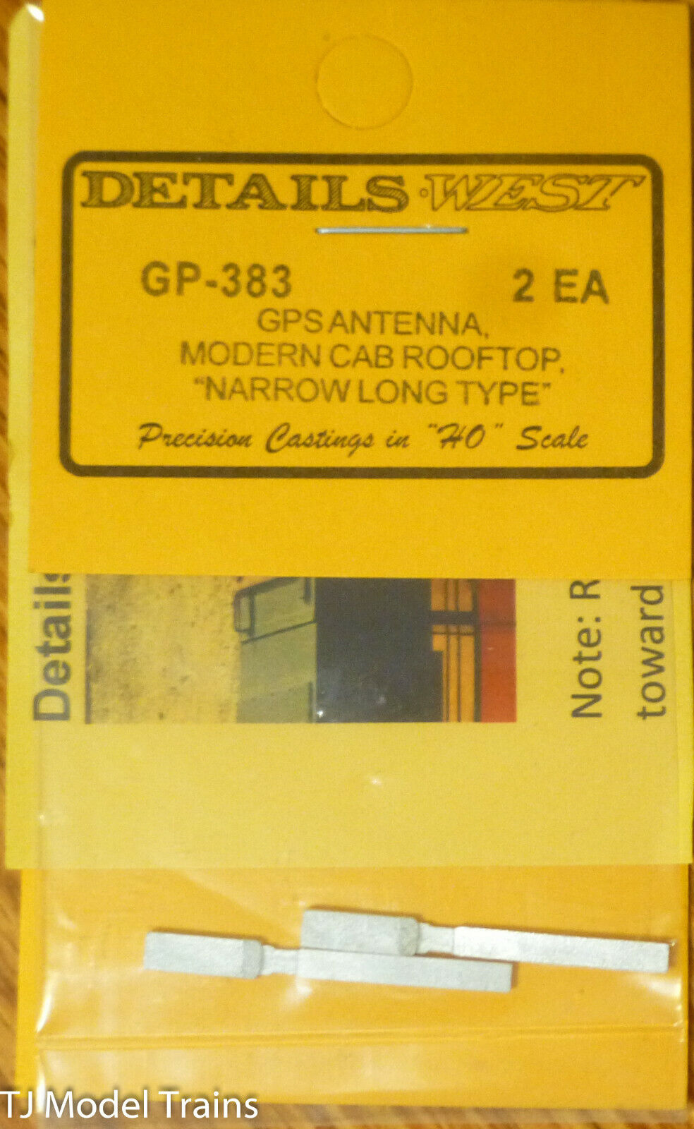 Details West HO Scale #159 Prime Mover W/Adapter - Cab Roof Mount For Model Trains, Not Painted