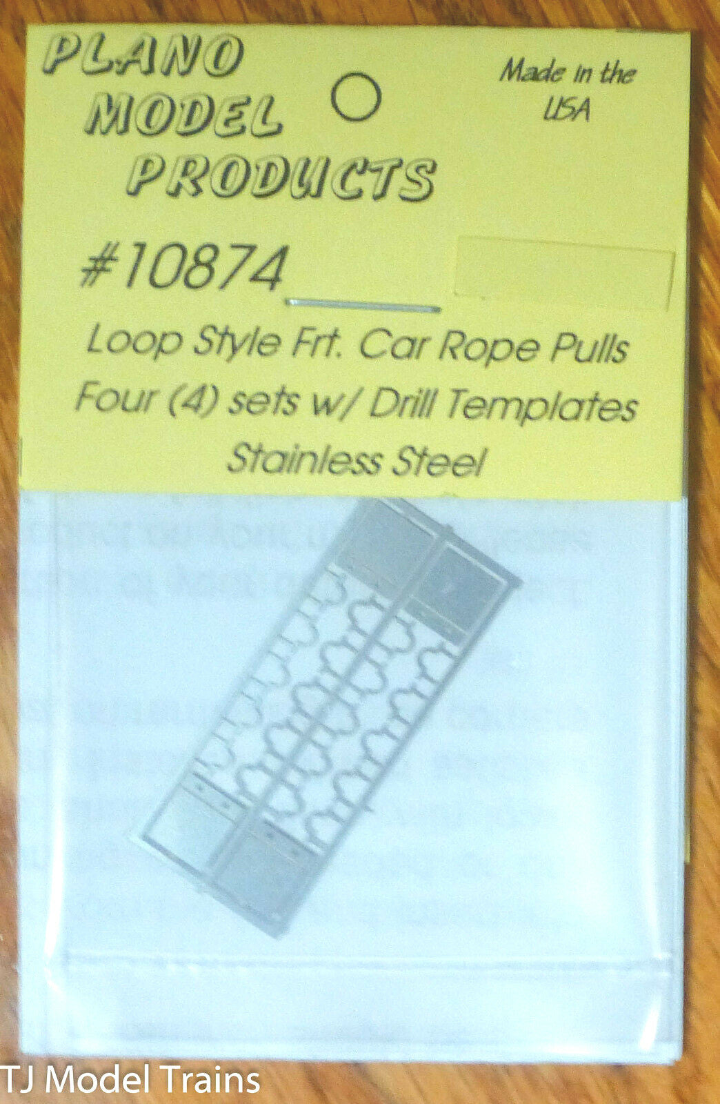 Plano #10874 Loop-Style Rope Pulls w/Drill Templates - Kit (Etched Stainless Ste