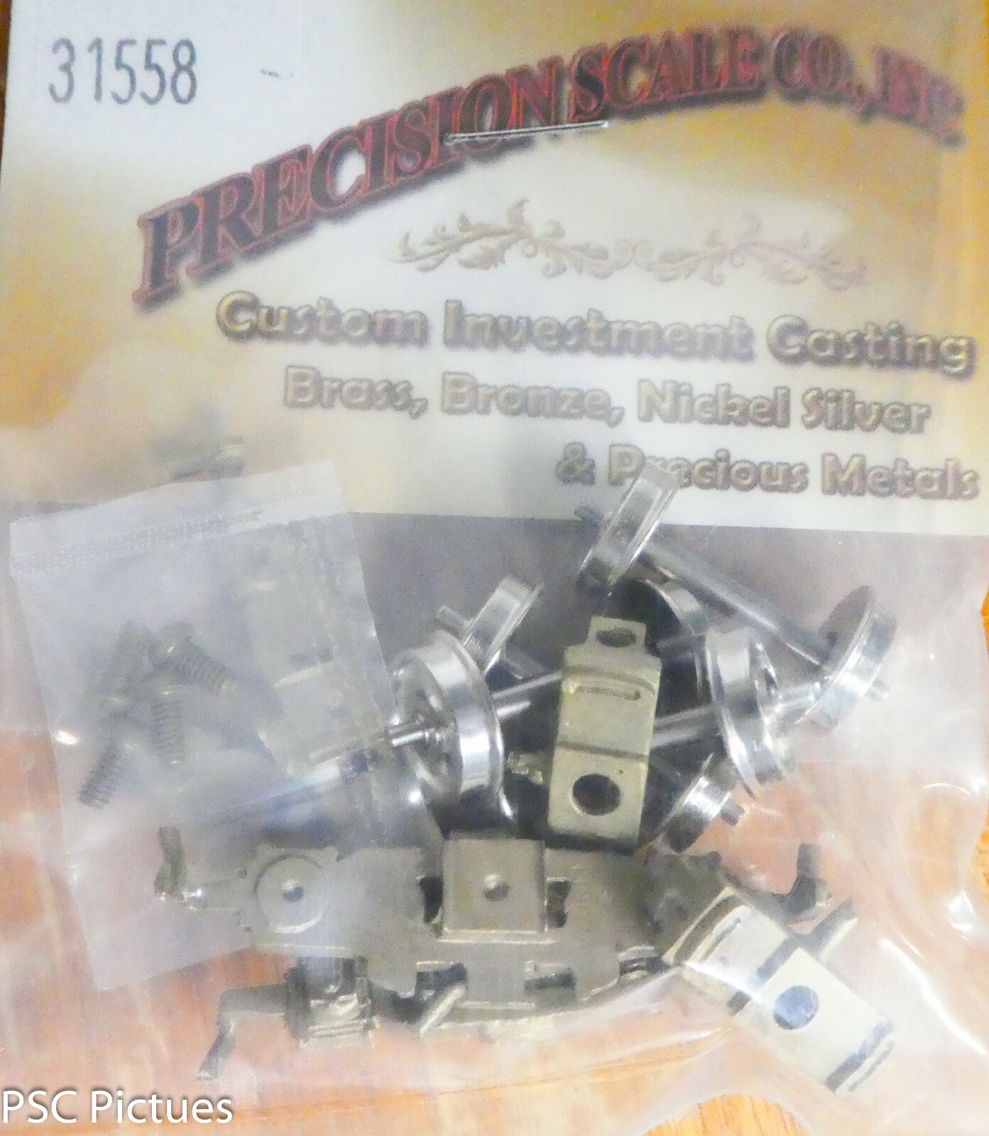 Precision Scale HO #31558 Traction Trucks w/36" Wheels, 7'-0" WB, Brill 27-MCB-3