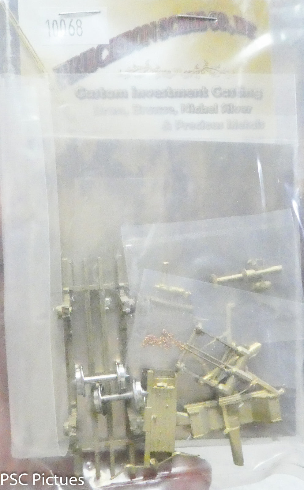 Precision Scale HOn3 #10068 C&S 4-Wheel Caboose Kit (1930's) Brass