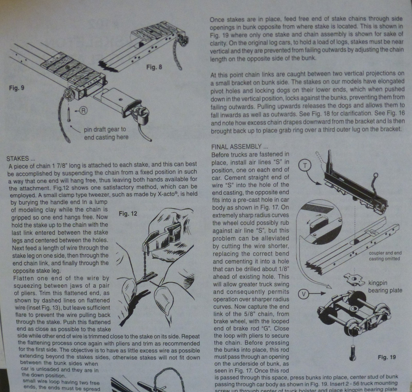 Kadee HO Scale #102  (42' Skeleton Log Car with Logs) Kit Form