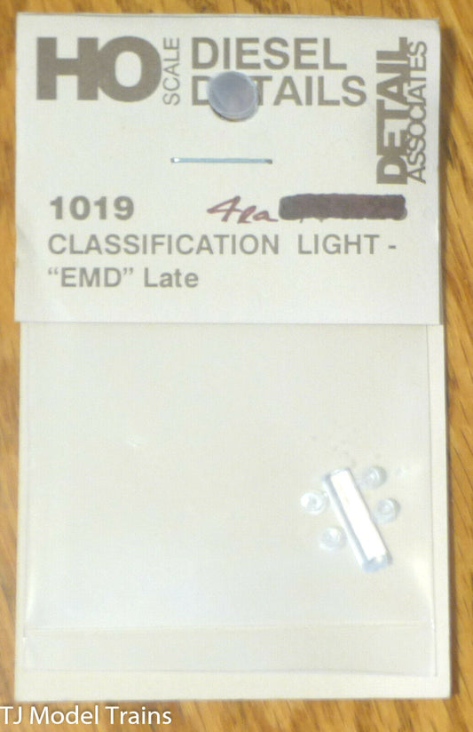 Detail Associates HO #1019 Classification Light EMD Late (4pcs. in package)