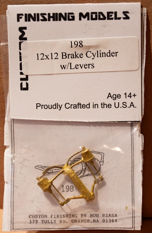 Custom Finishing HO #198   12 x 10 Brake Cylinder w/Lever