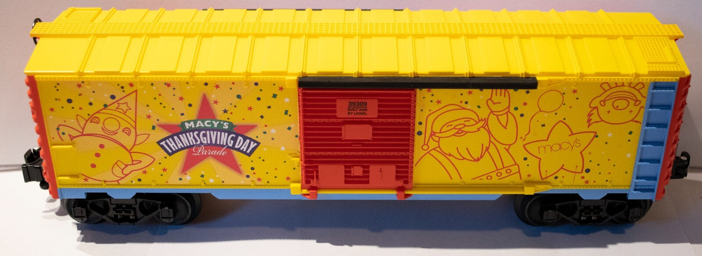 Lionel O Scale  #6-39309 Macy’s 2008 Thanksgiving Day Parade Box Car