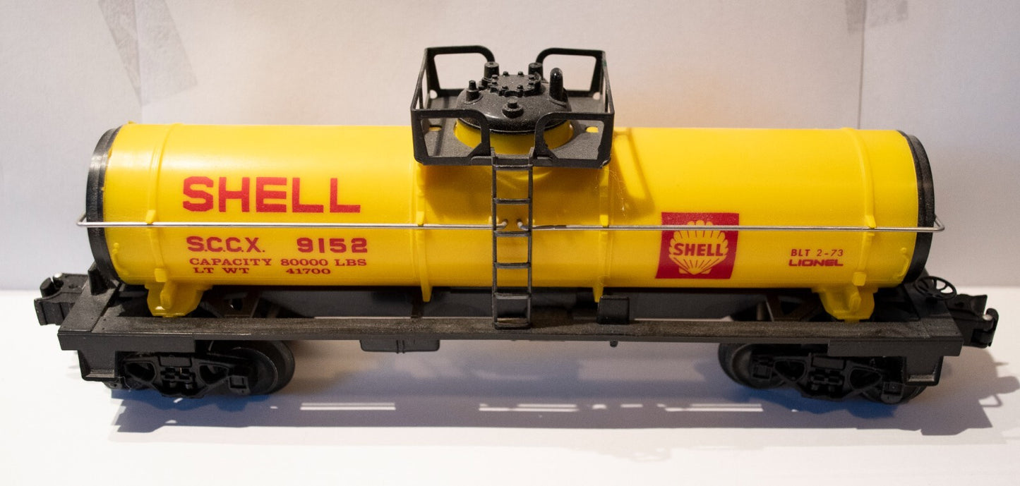 Lionel O Scale  #6-9152 Shell Single Dome Tank Car