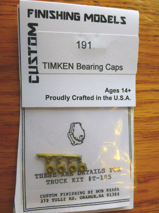 Custom Finishing HO #191 TIMKEN Bearing Caps (Brass Castings)