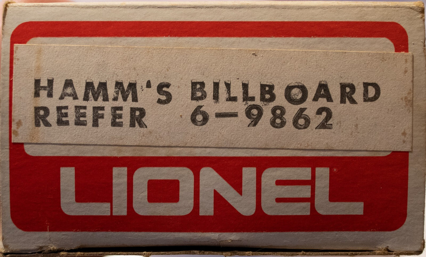 Lionel O Scale  #6-9862 Hamm's Billboard Reefer