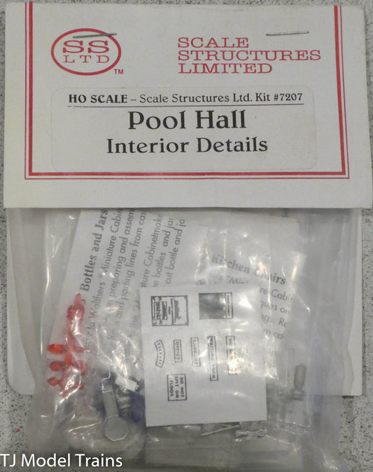 SS Ltd. HO #7207 Pool Hall Interior Details