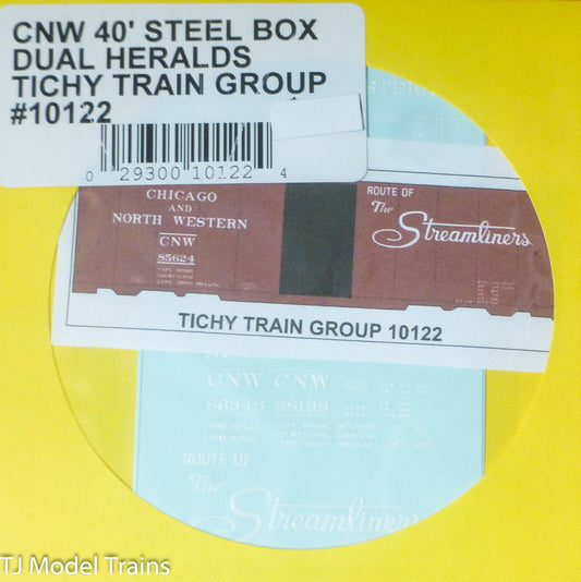 Tichy Train Group #10122 Decal for: Chicago & North Western 40' Steel Boxcar