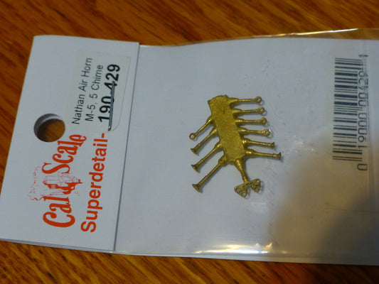 Cal-Scale HO #429 Nathan Diesel Air Horn (Brass Casting) -- 5-Chime M5