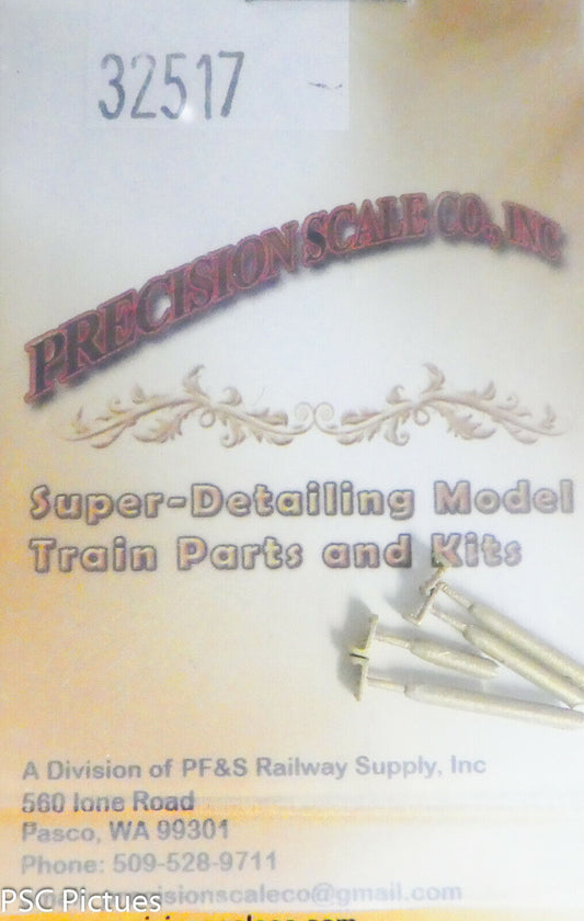 Precision Scale HO #32517 Stays for: Tender (4 Brass Castings)