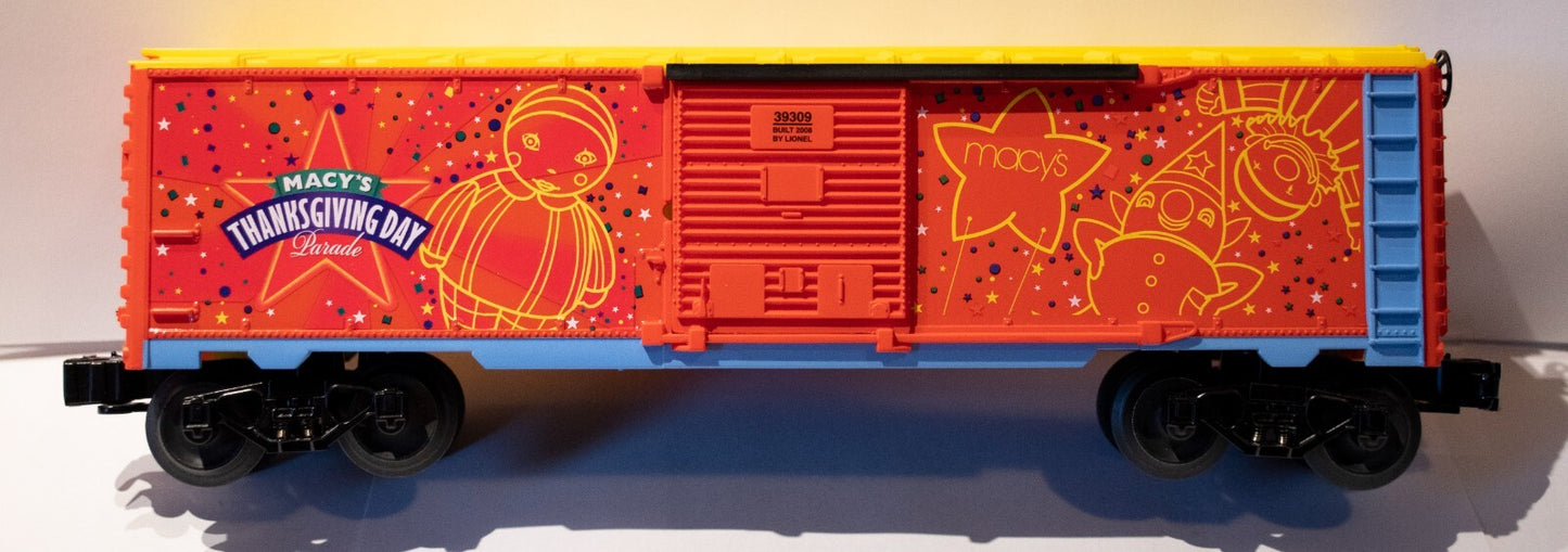 Lionel O Scale  #6-39309 Macy’s 2008 Thanksgiving Day Parade Box Car
